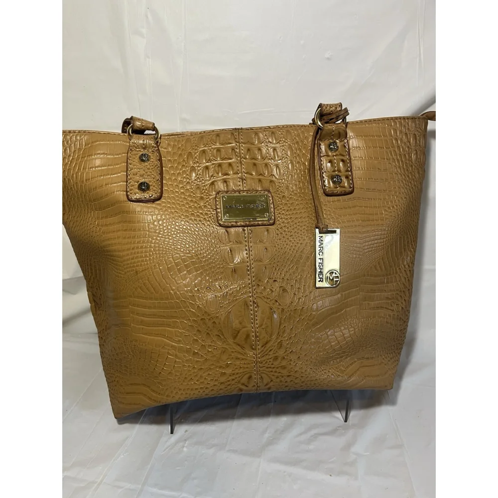 Marc Fisher croc embossed Tote Bag Purse